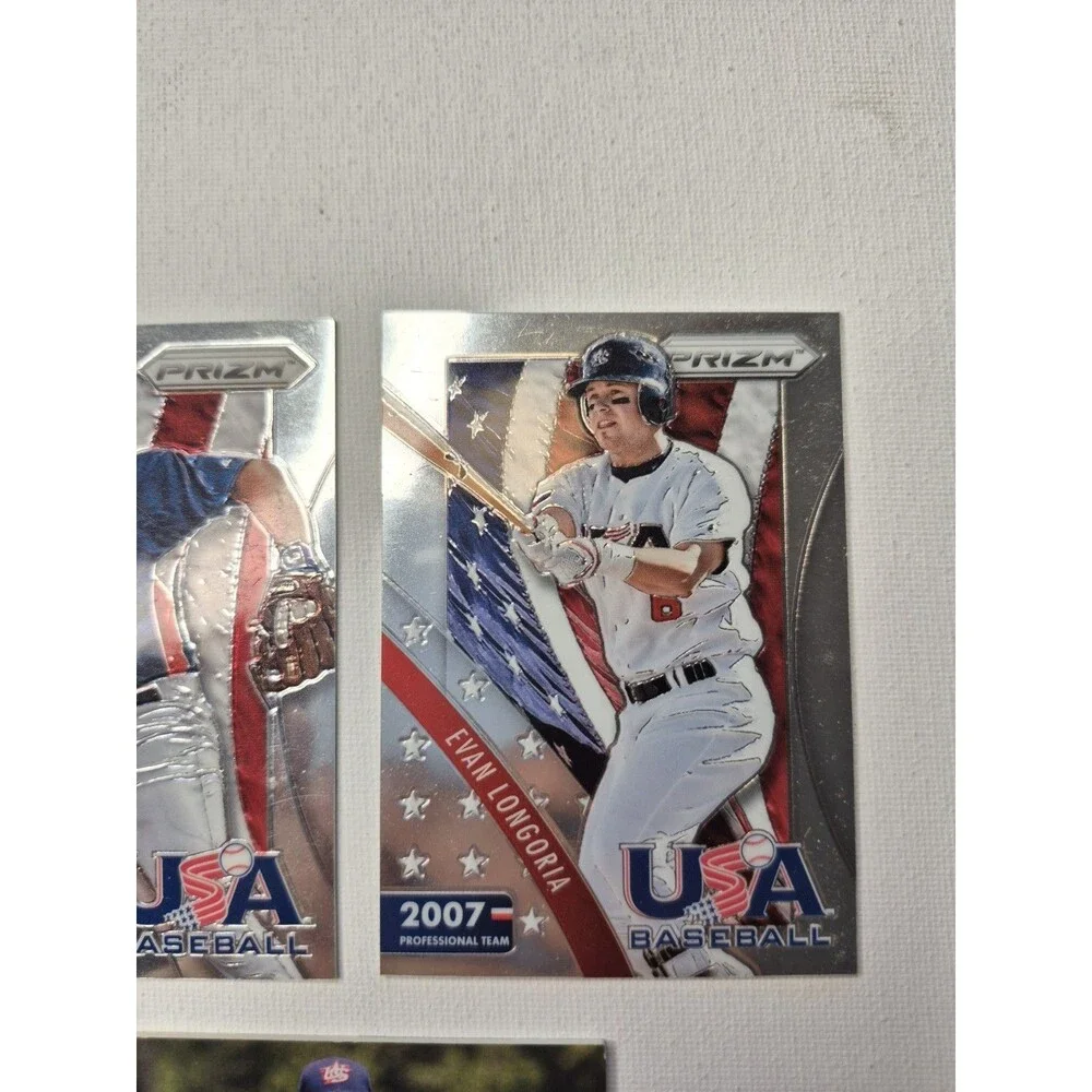 USA Baseball Card Lot Panini Prizm Pedro Alvarez Evan Longoria + Andrew...